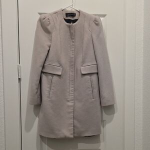 Zara Cream Trench Coat